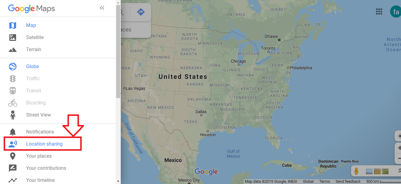 اپلیکشن google maps